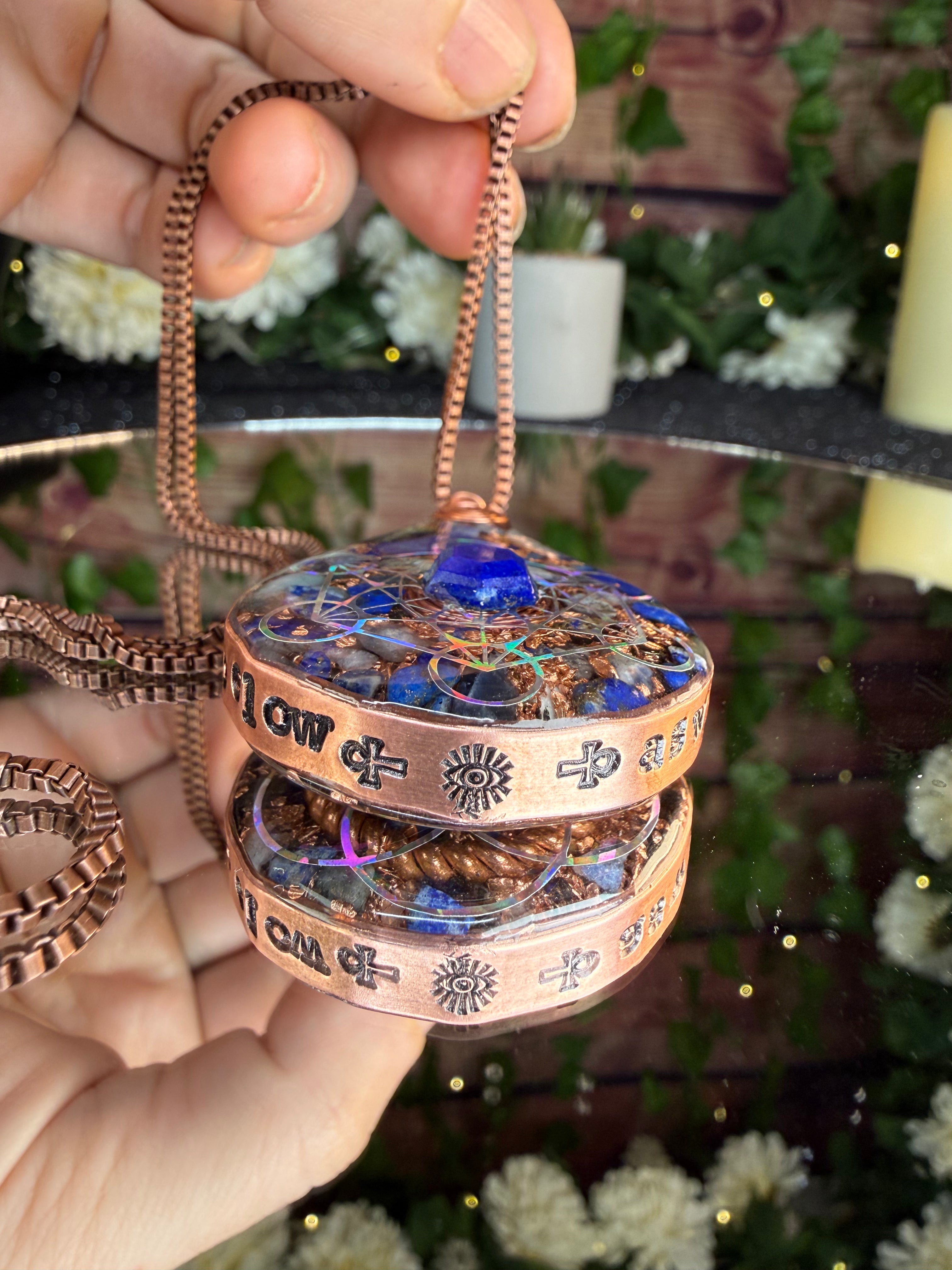 As above so below 🧿 As within so without - Orgonite with Lapis Lazuli