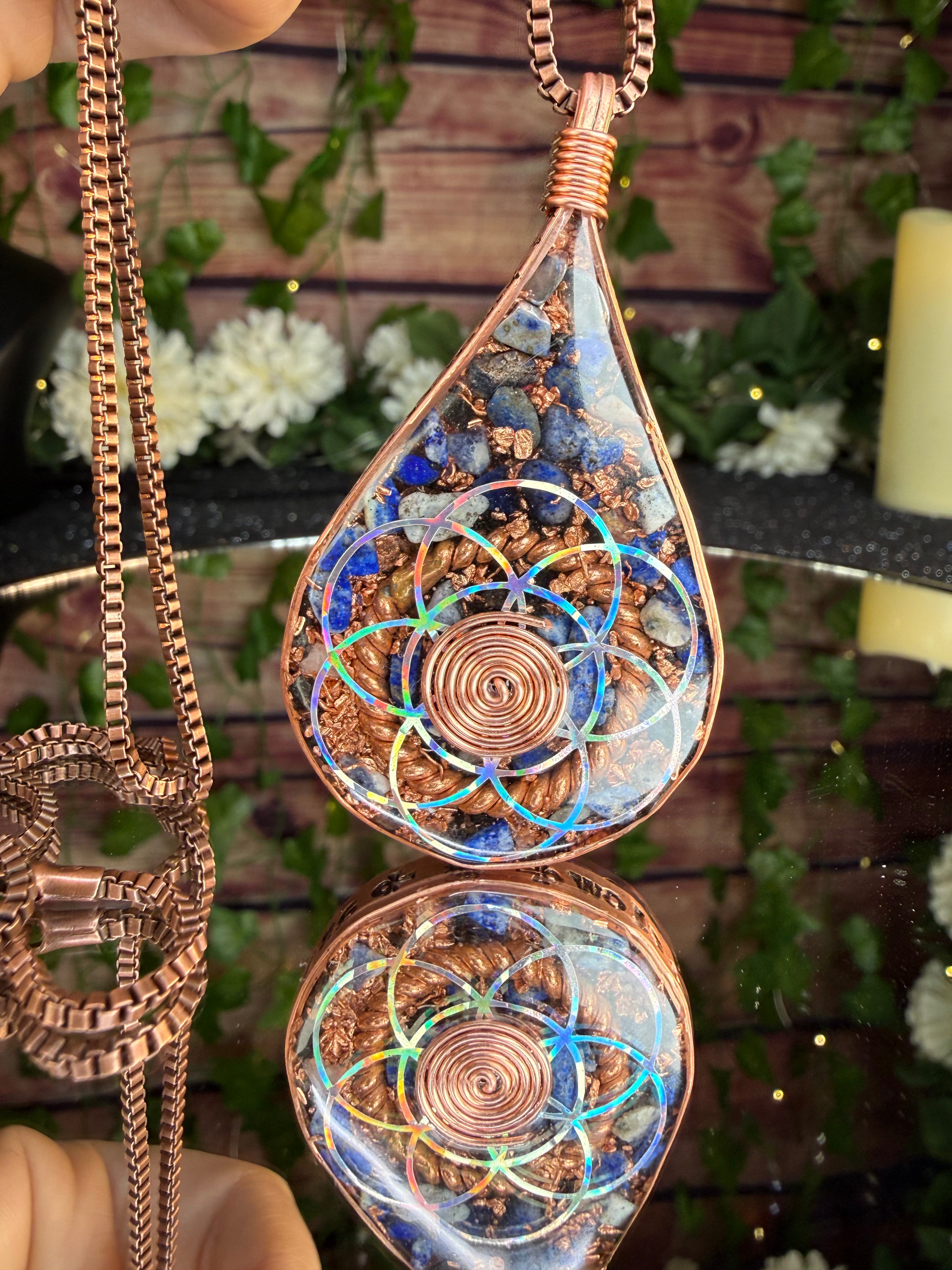 As above so below 🧿 As within so without - Orgonite with Lapis Lazuli