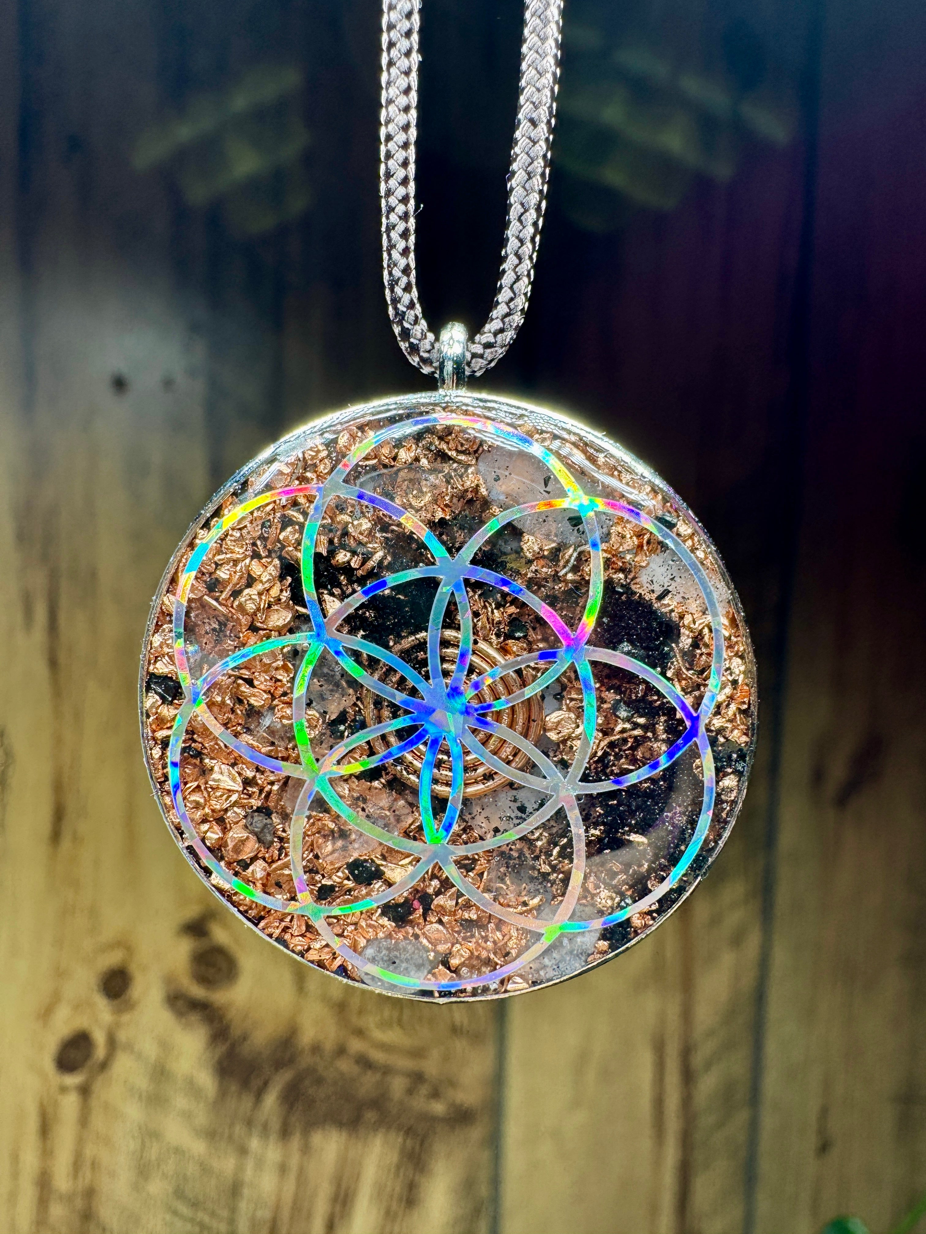 Sunflower Om - Rose Quartz