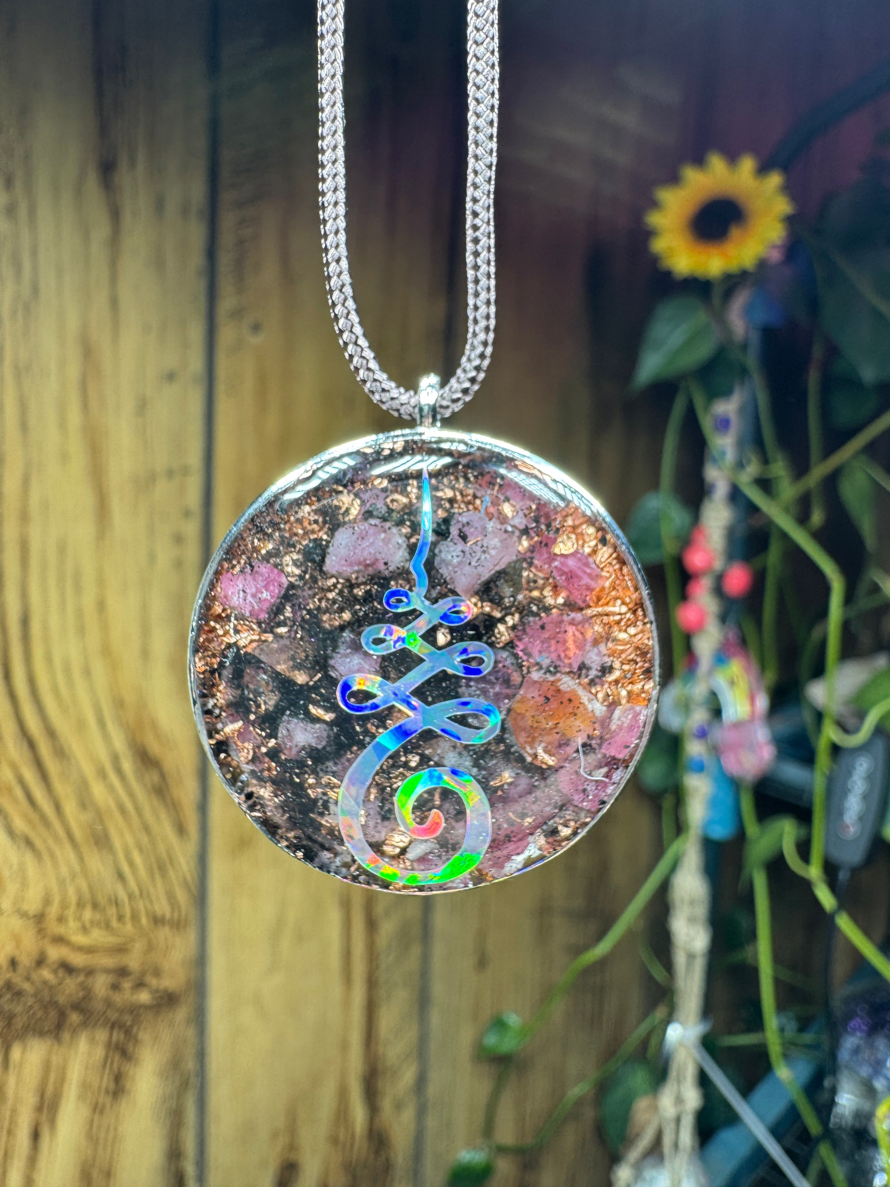 Unalome-Pink Tourmaline