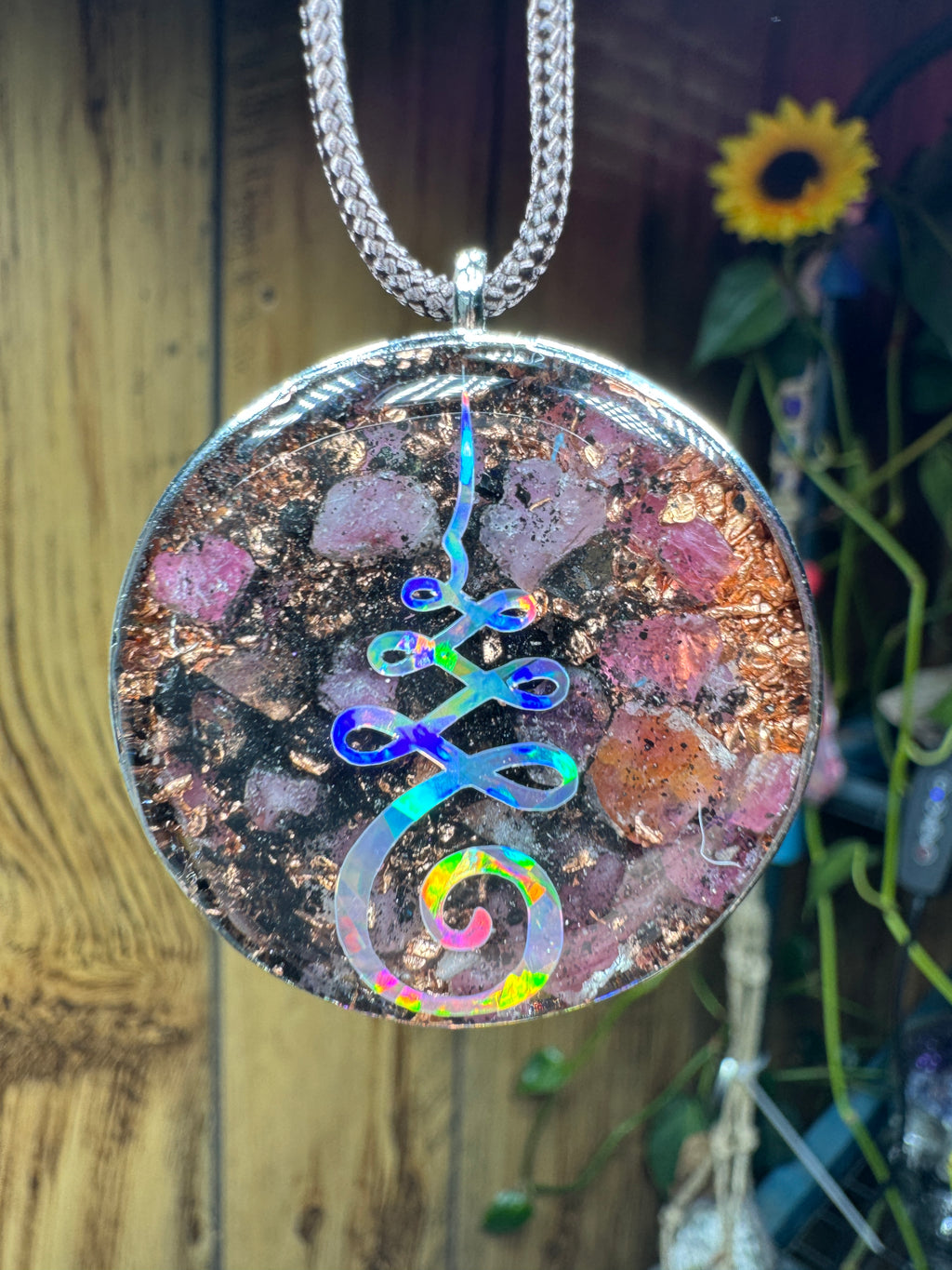 Unalome-Pink Tourmaline