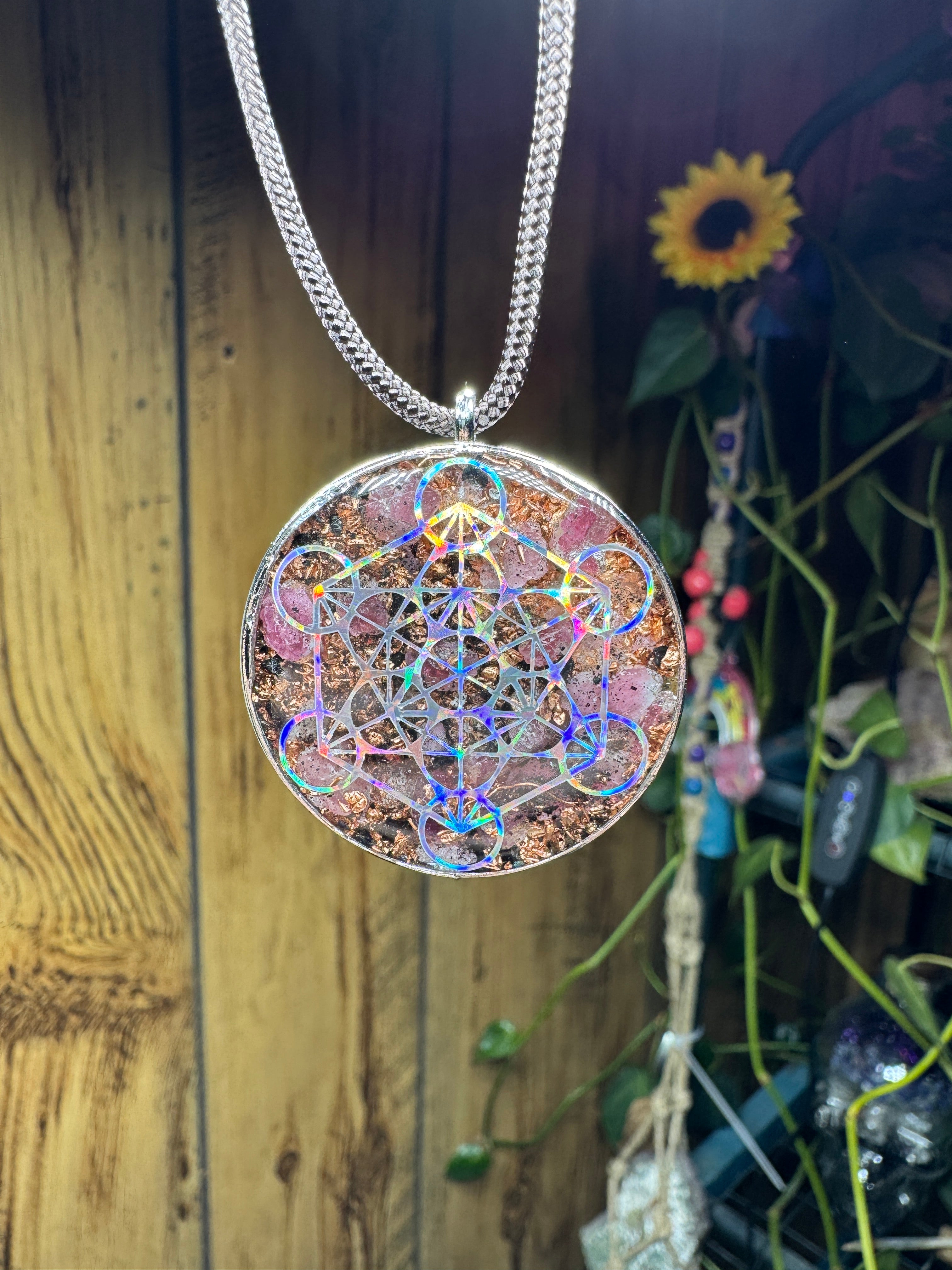 Metatrons Cube-Pink Tourmaline