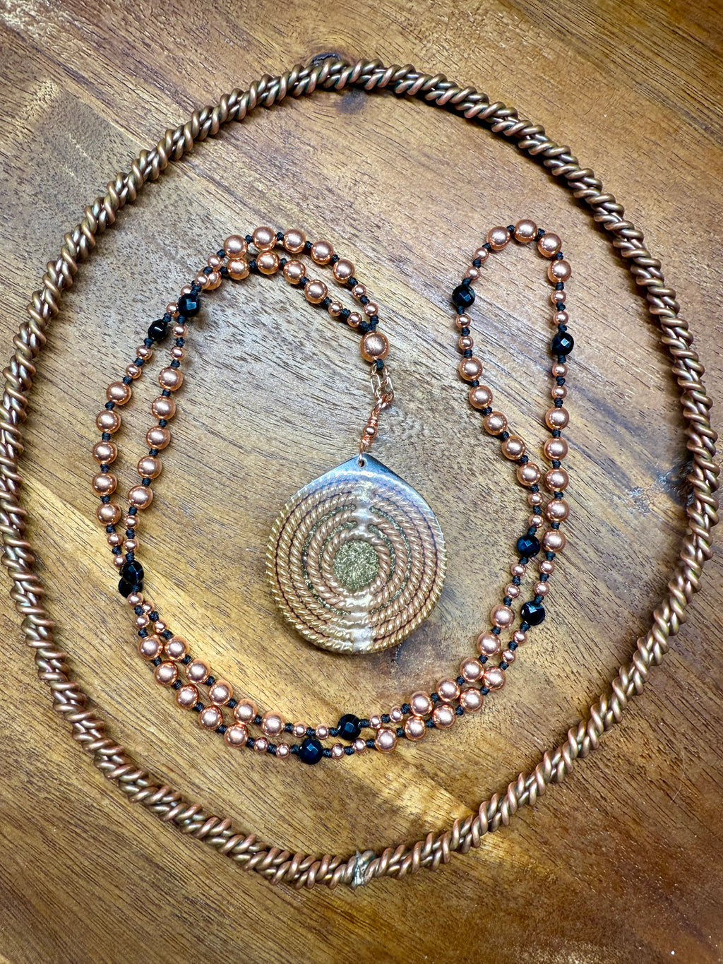 888 Abundance Orgonite Tensor Interchangeable Mala Necklace