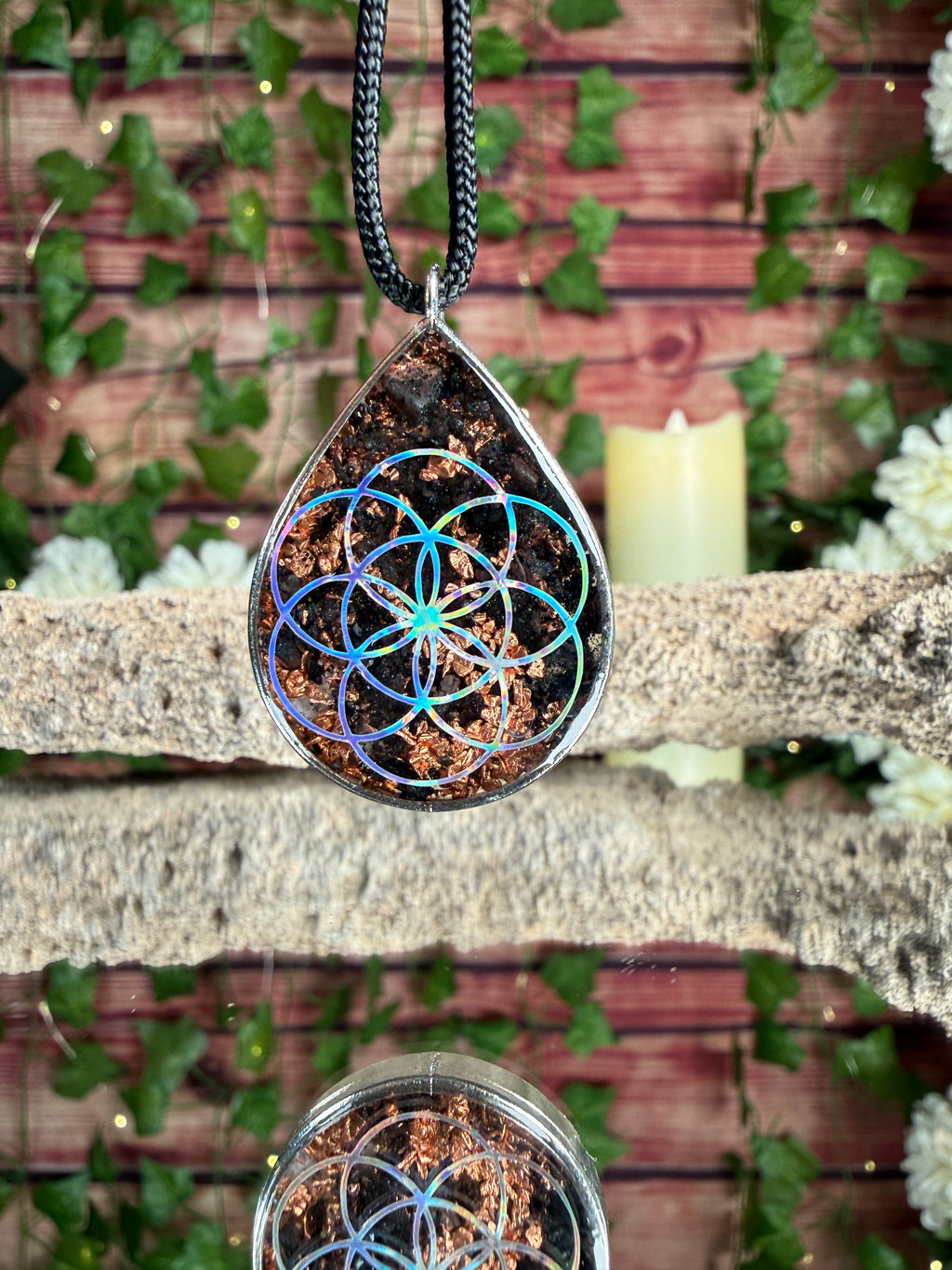 Seed of Life + Lotus Grounding Orgonite Blend