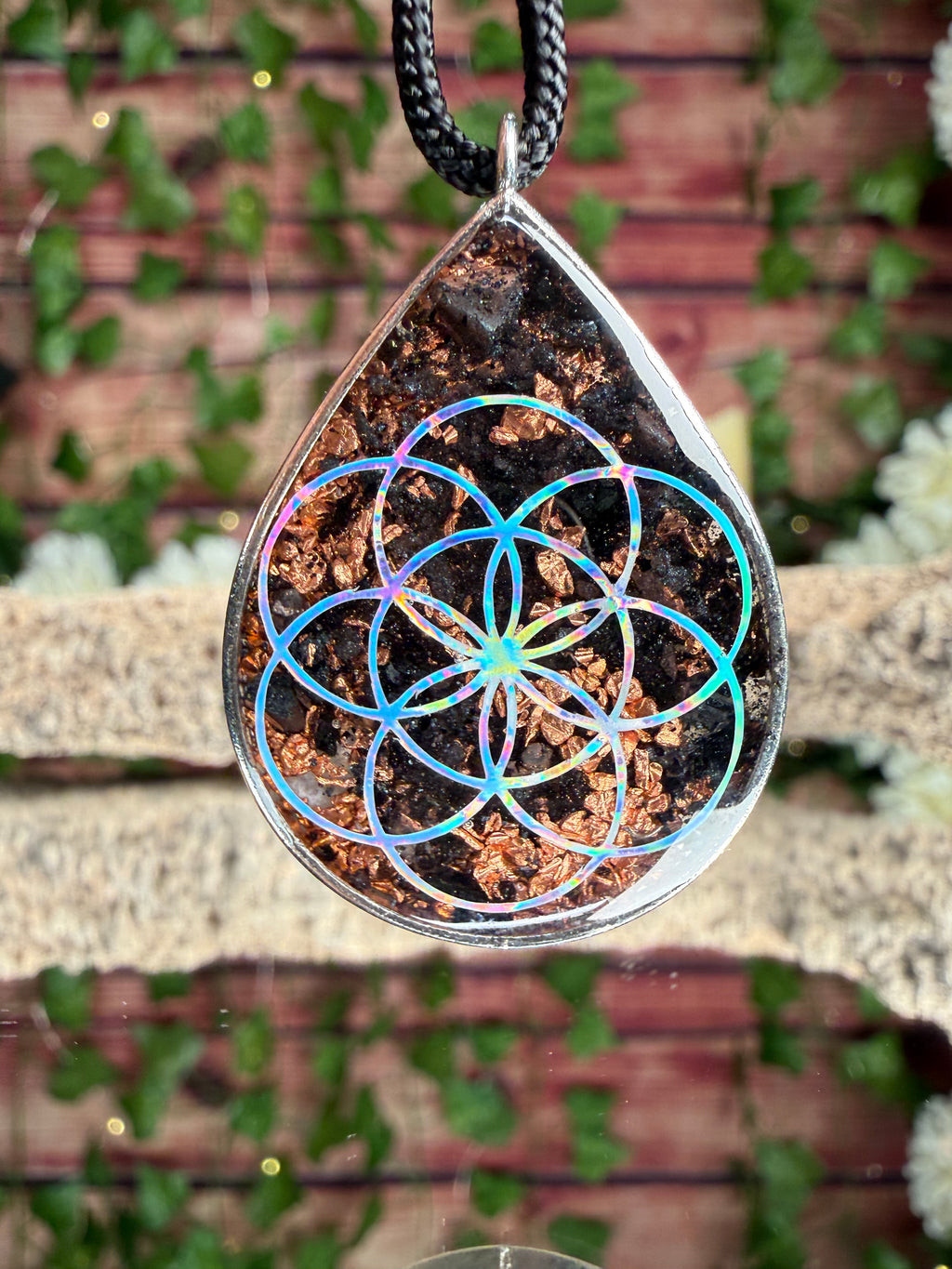 Seed of Life + Lotus Grounding Orgonite Blend