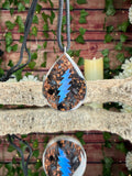 Grateful Dead *Glow in the dark* Bolt -Orgonite Grounding Blend Dbl Sided