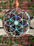 Grounding Orgonite Blend w/ Ethiopian Opal Cab Dbl Sided