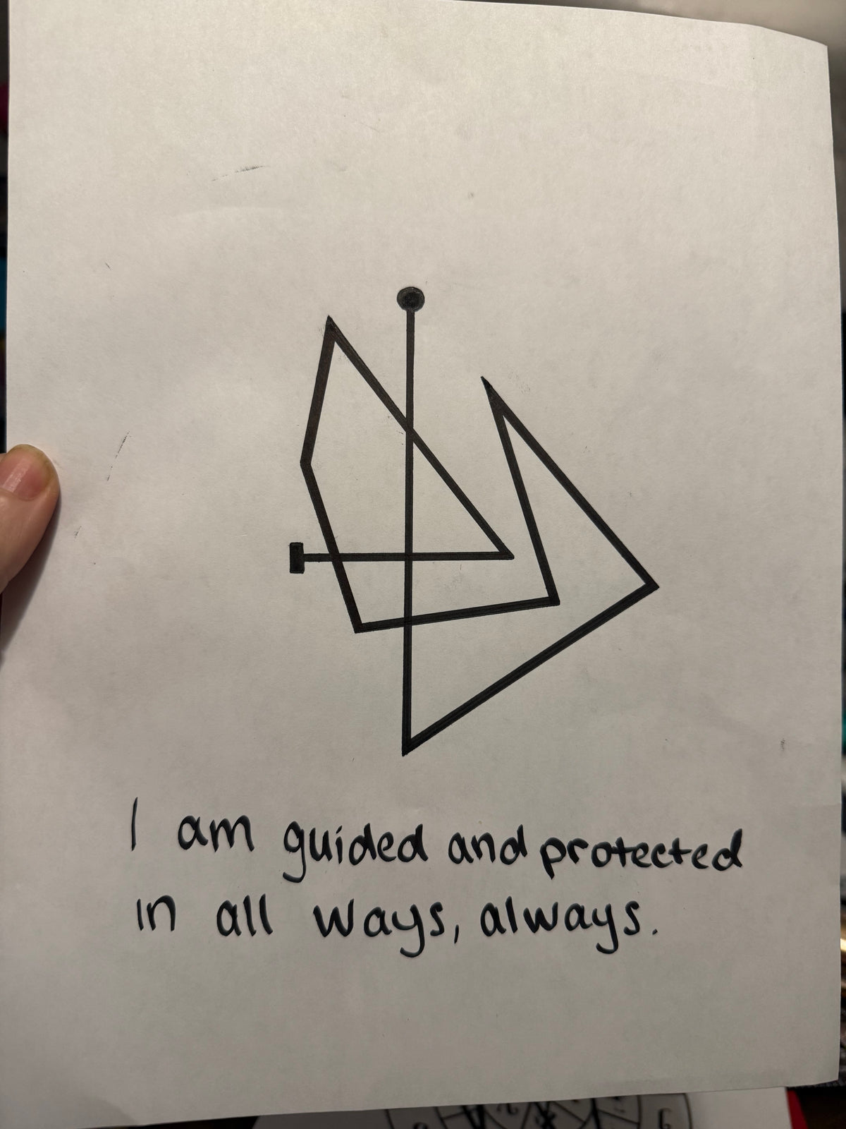 Sigil Series 1~"I am guided & protected in all ways, always." Orgonite w/ Lapis Lazuli, Black Tourmaline +