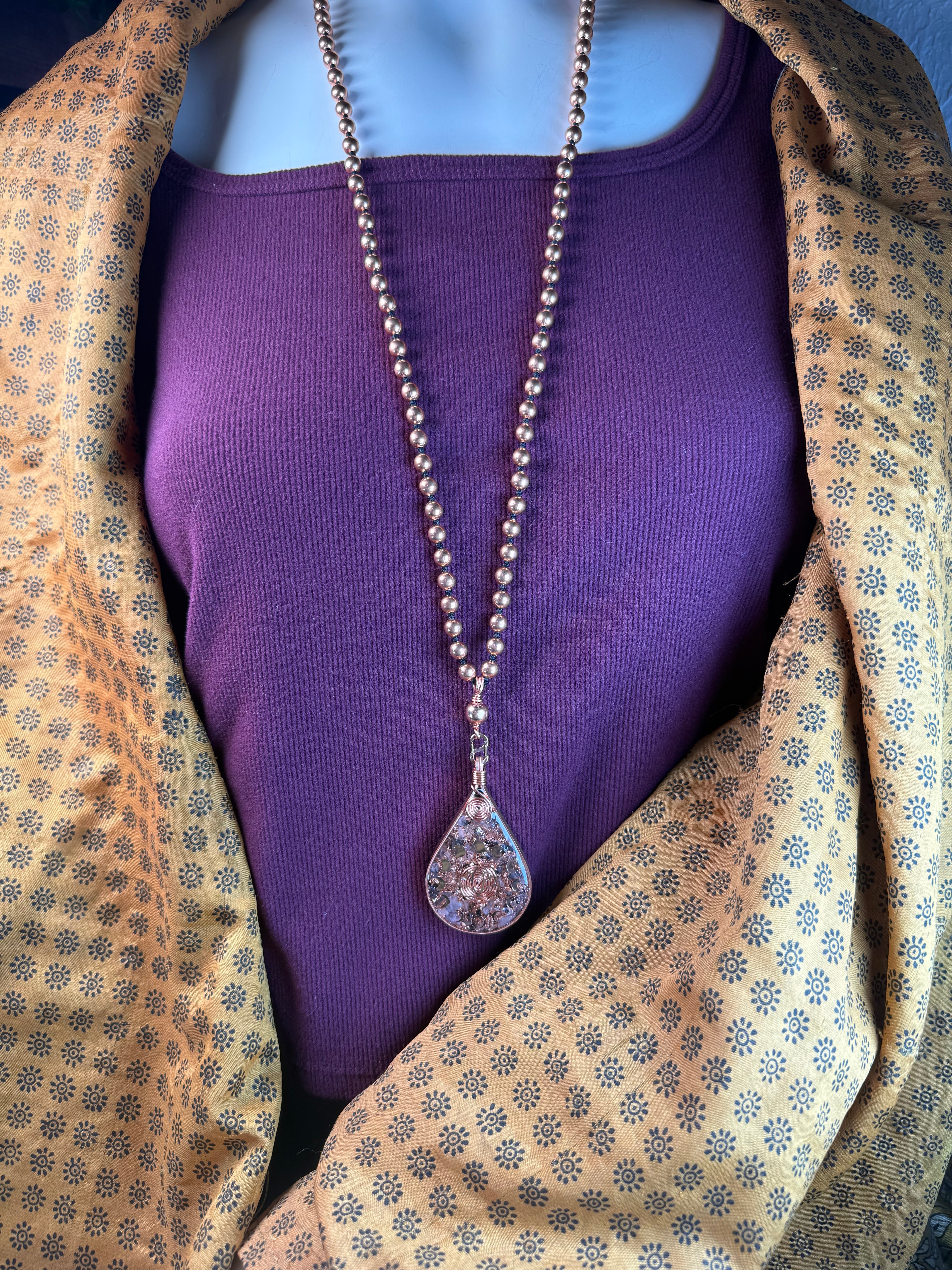 The Lotus-Rose Quartz Interchangeable Mala