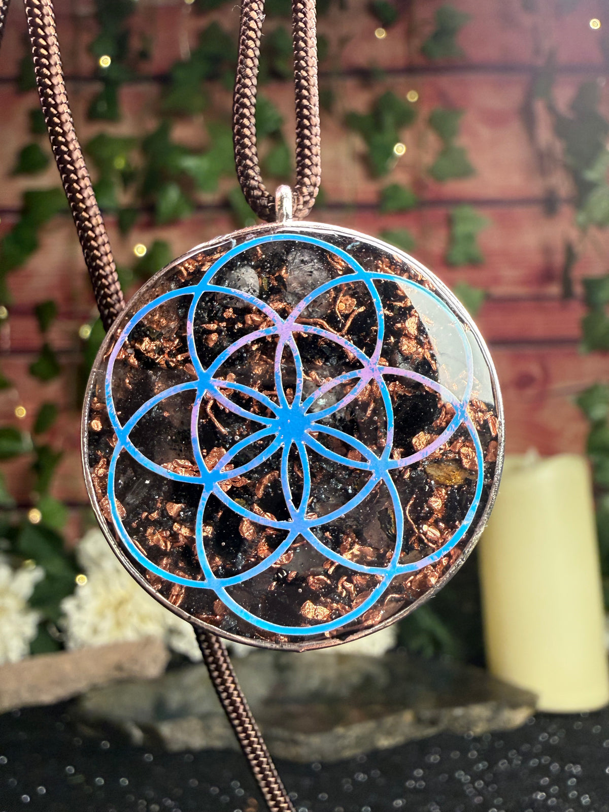 Interactive Self-Care Orgonite-Grounding and Protection Blend