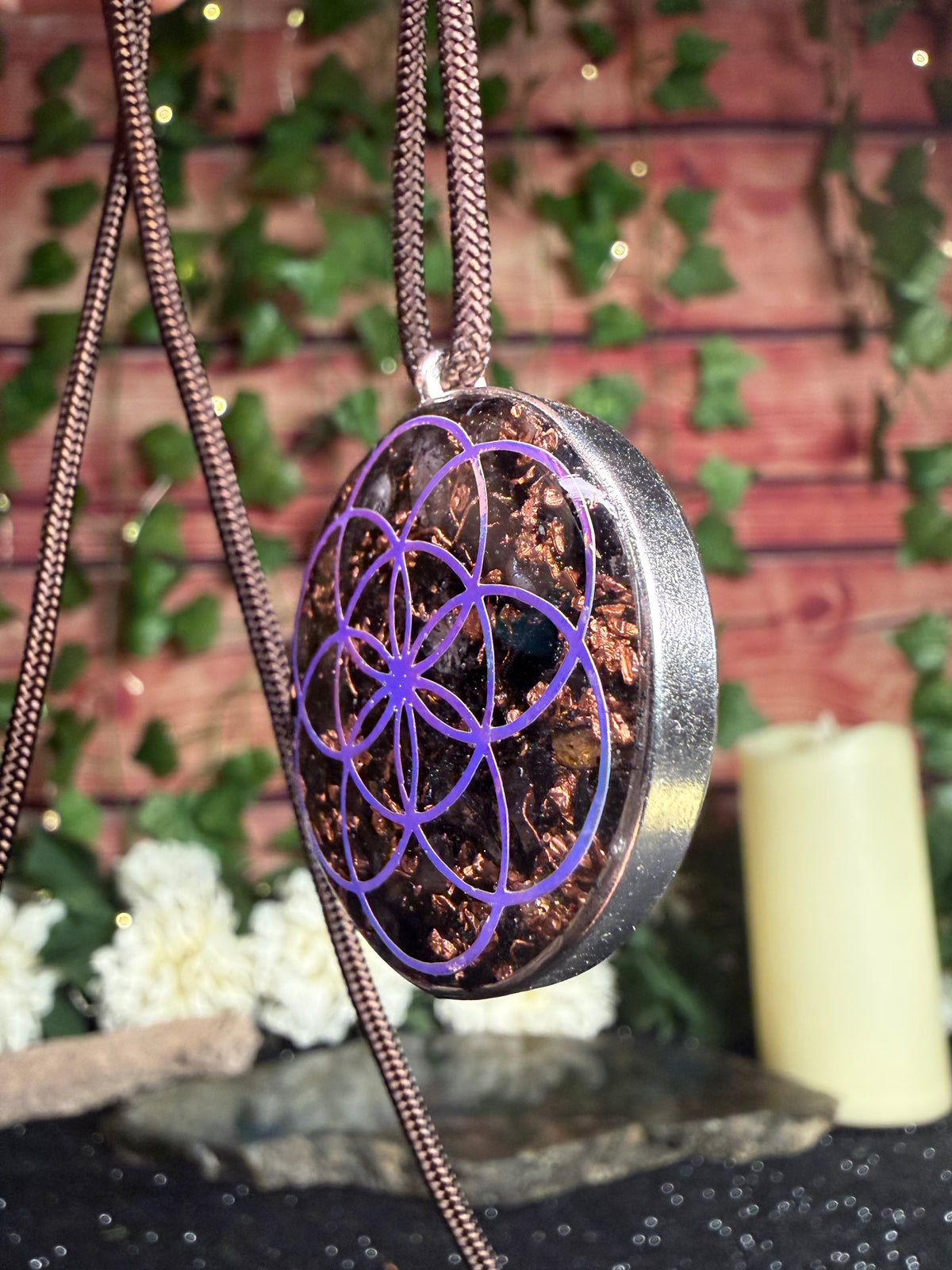 Interactive Self-Care Orgonite-Grounding and Protection Blend
