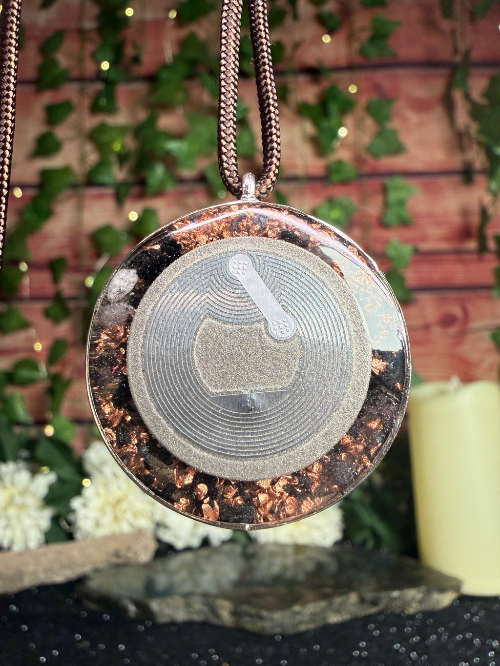 Interactive Self-Care Orgonite-Grounding and Protection Blend