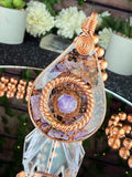 Look Within~Charoite Orgonite Mala for Transformation and Self-Worth