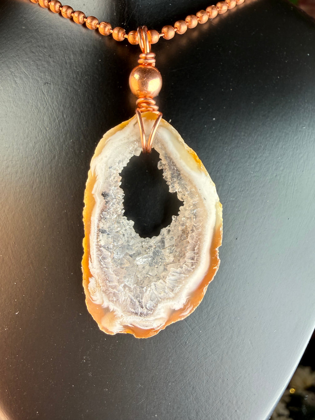 Oco Charm Necklace with Copper for Emotional Regulation and Grounding