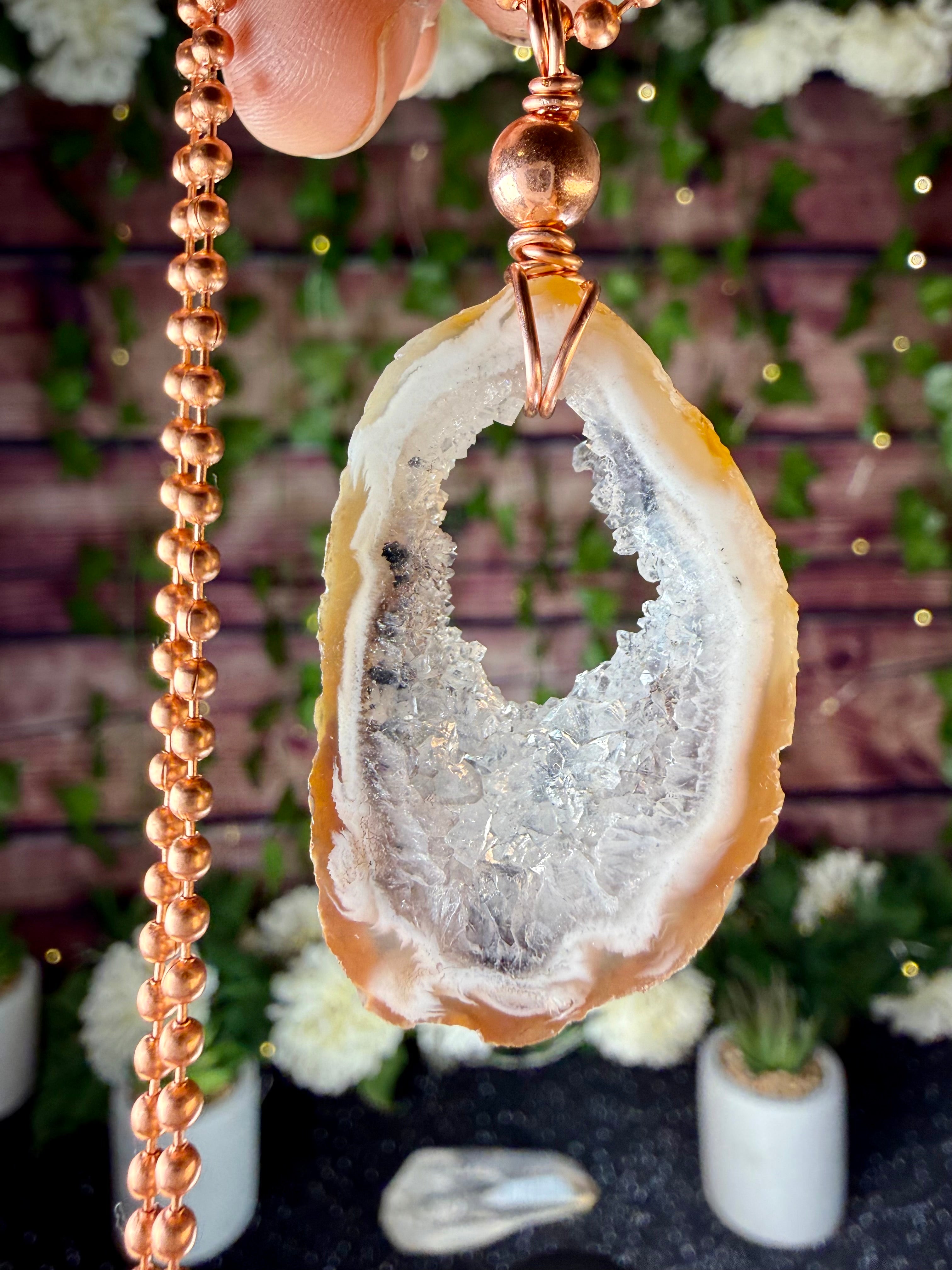 Oco Charm Necklace with Copper for Emotional Regulation and Grounding