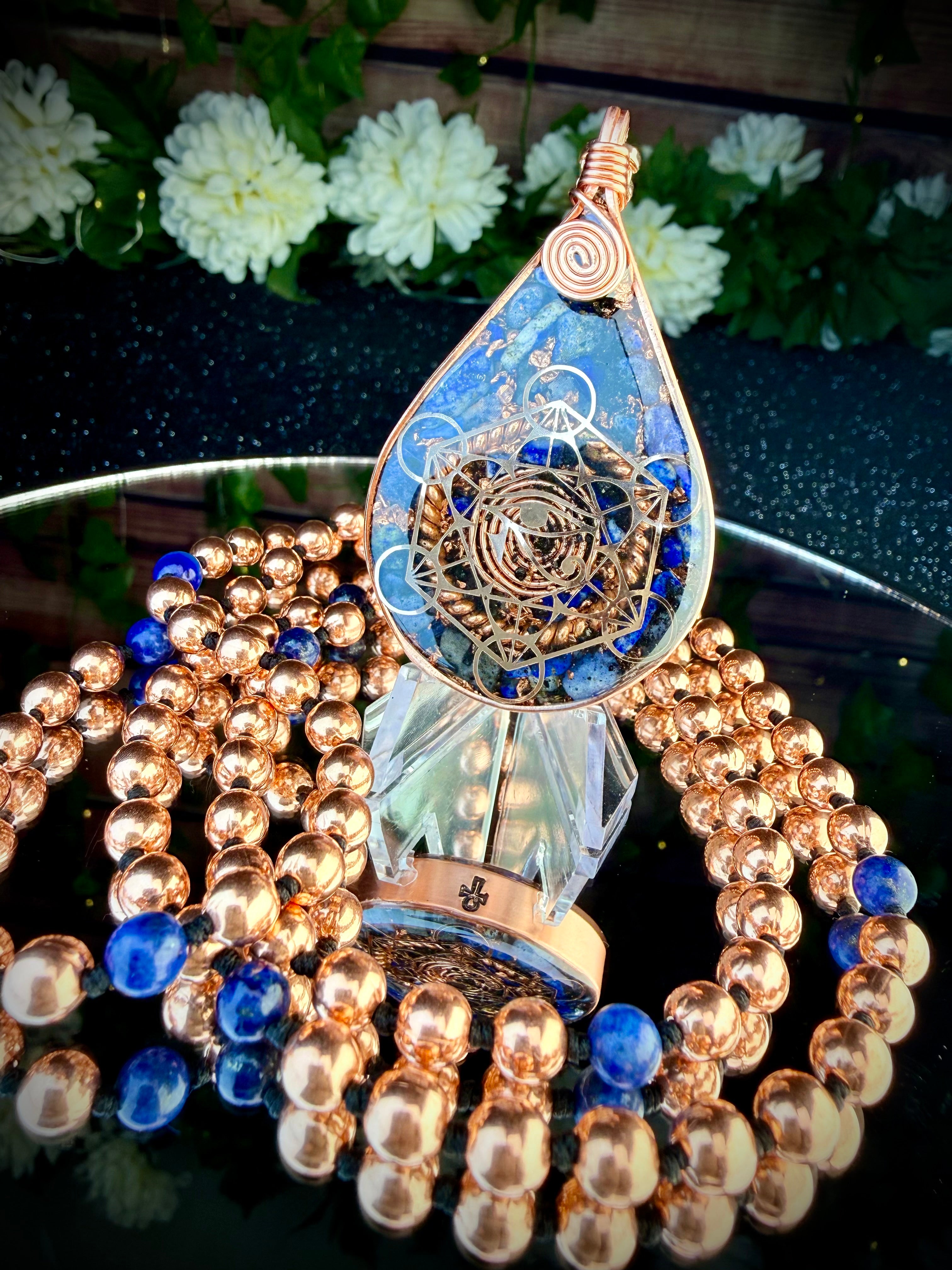 Trust your Inner Compass~Lapis Lazui Mala for Intuition and Connection