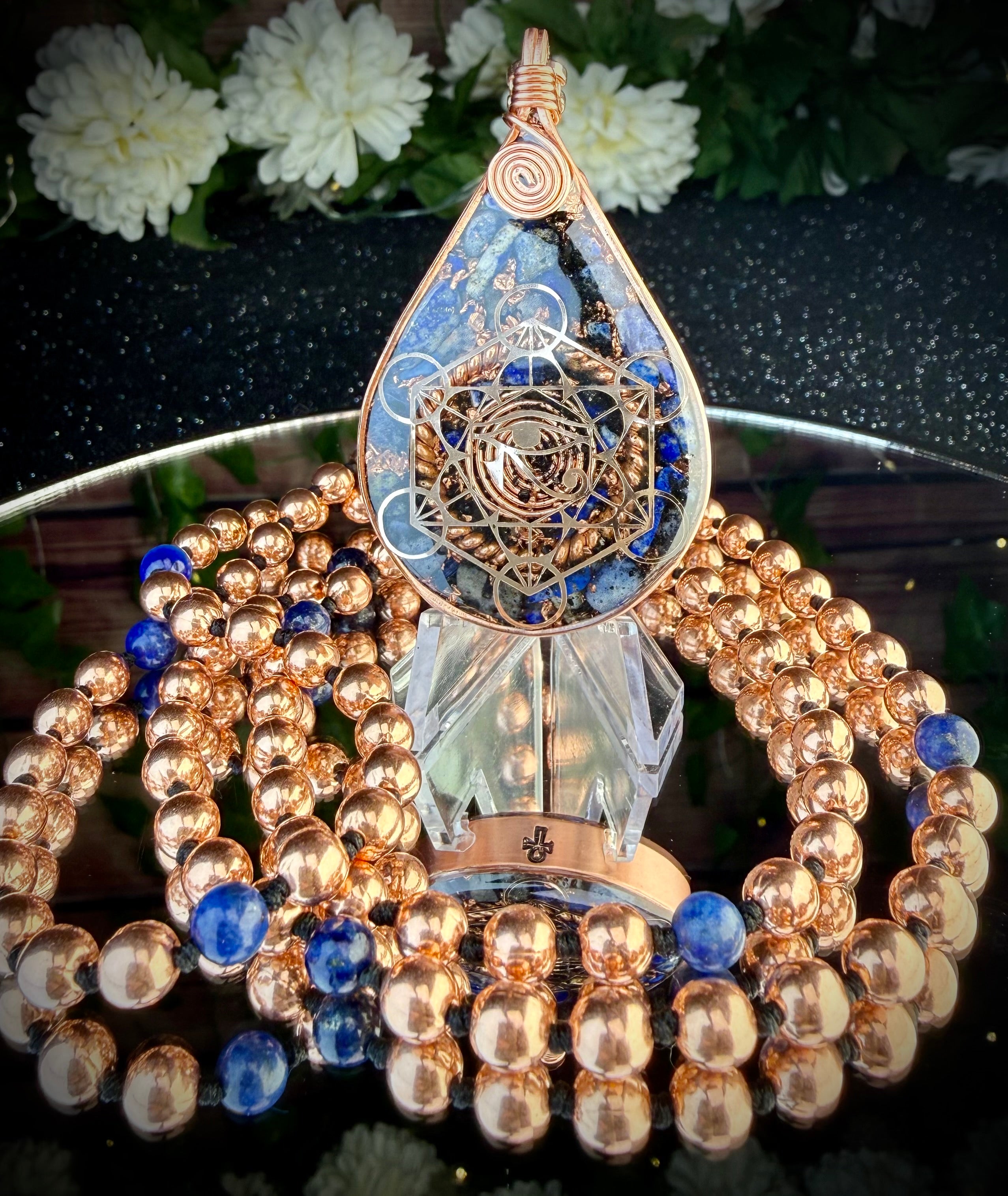 Trust your Inner Compass~Lapis Lazui Mala for Intuition and Connection