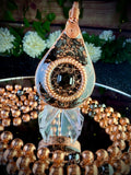 Anchored In Peace-Protection & Grounding Orgonite Mala with Black Tourmaline, Hematite, Obsidian, Tensor Rings, & More
