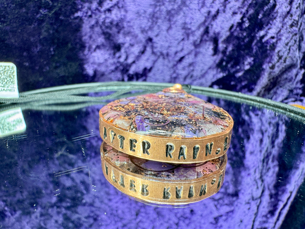 There Is Sun After Rain. Love After Pain-Infinite Love Orgonite Amulet