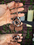 Grounding+Protection Orgonite Mala Necklace