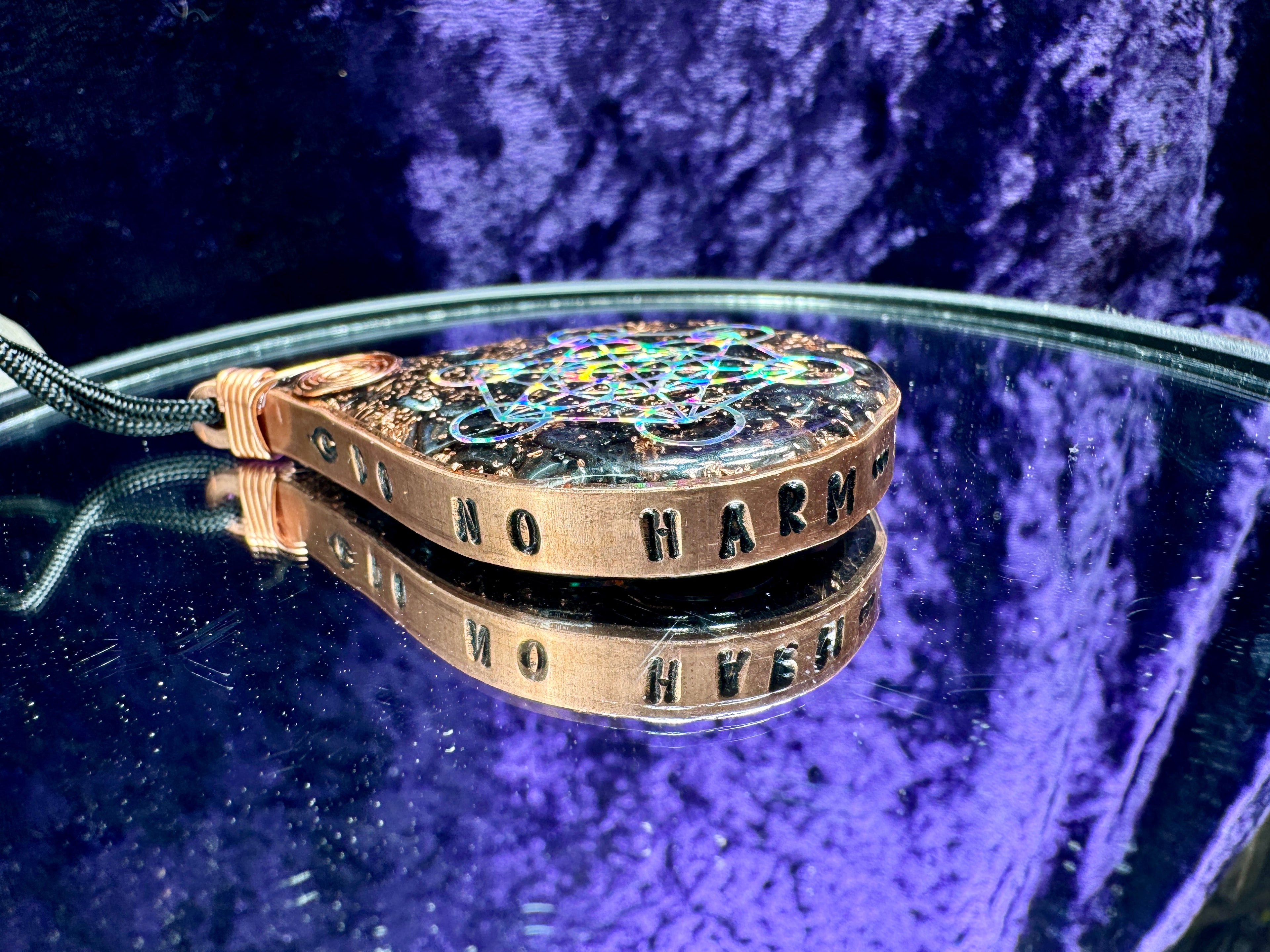 Do No Harm Take No Shit-Balance & Protection Orgonite Amulet