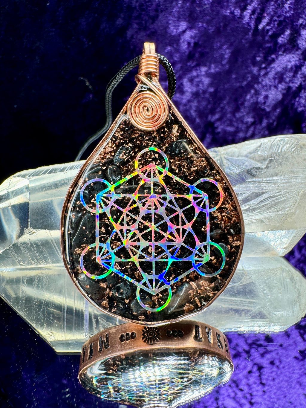 Do No Harm Take No Shit-Balance & Protection Orgonite Amulet