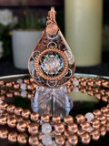 Inhale Love Exhale Gratitude~Orgonite Mala w/ Rose Quartz+Pink Tourmaline