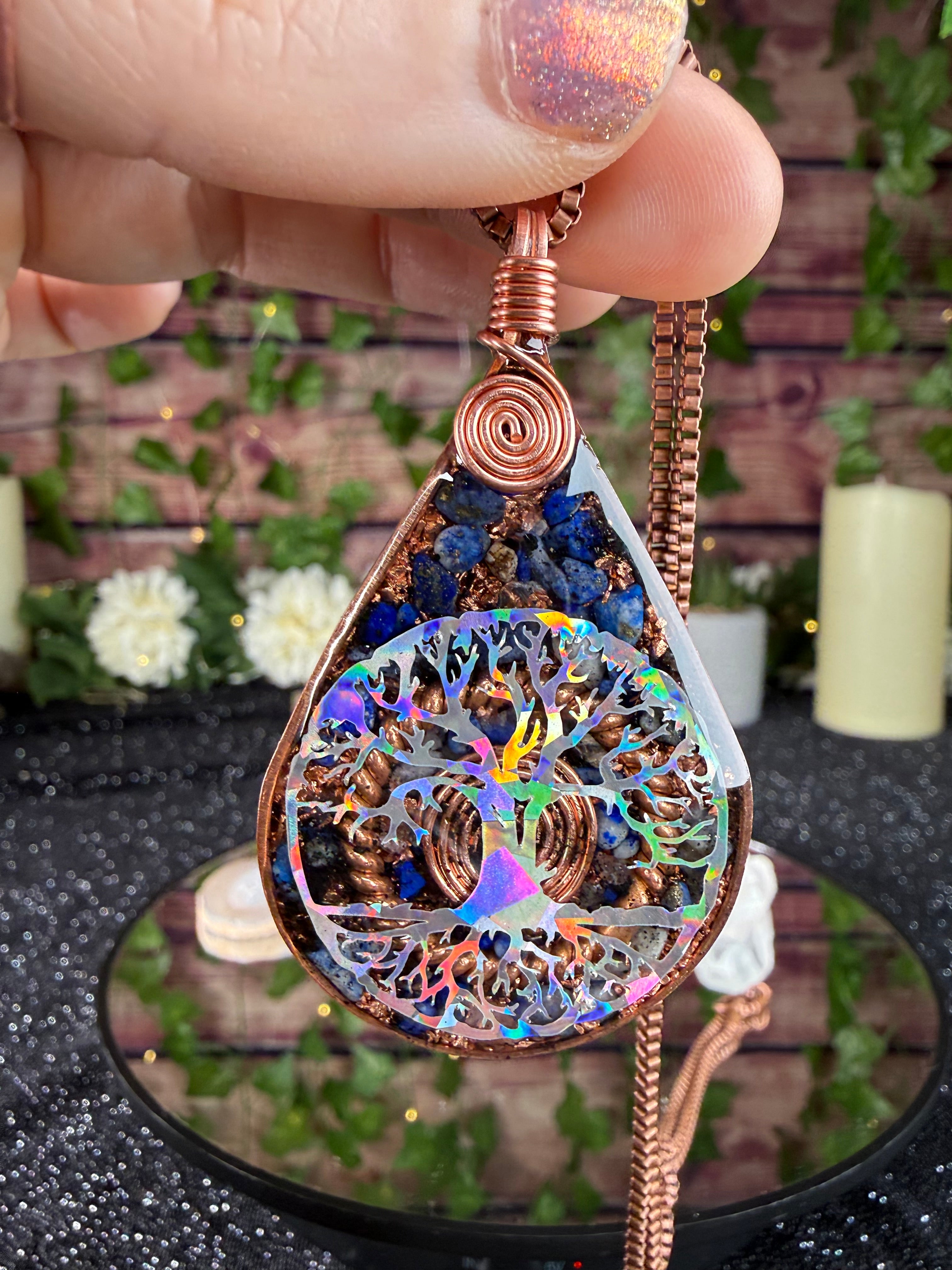 Trust The Process~Orgonite w/ Lapis Lazuli for Wisdom, Truth, Embodiment
