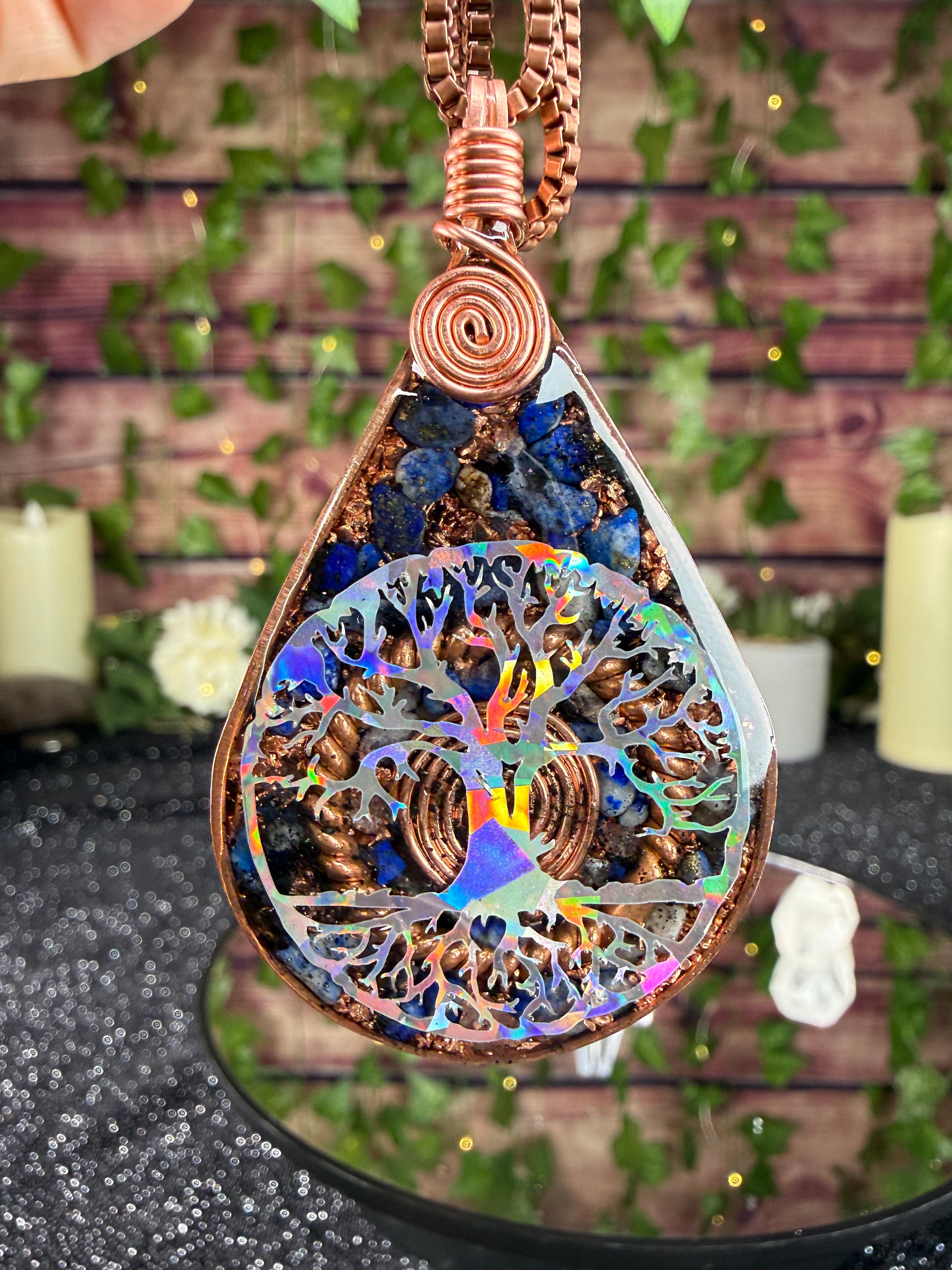 Trust The Process~Orgonite w/ Lapis Lazuli for Wisdom, Truth, Embodiment
