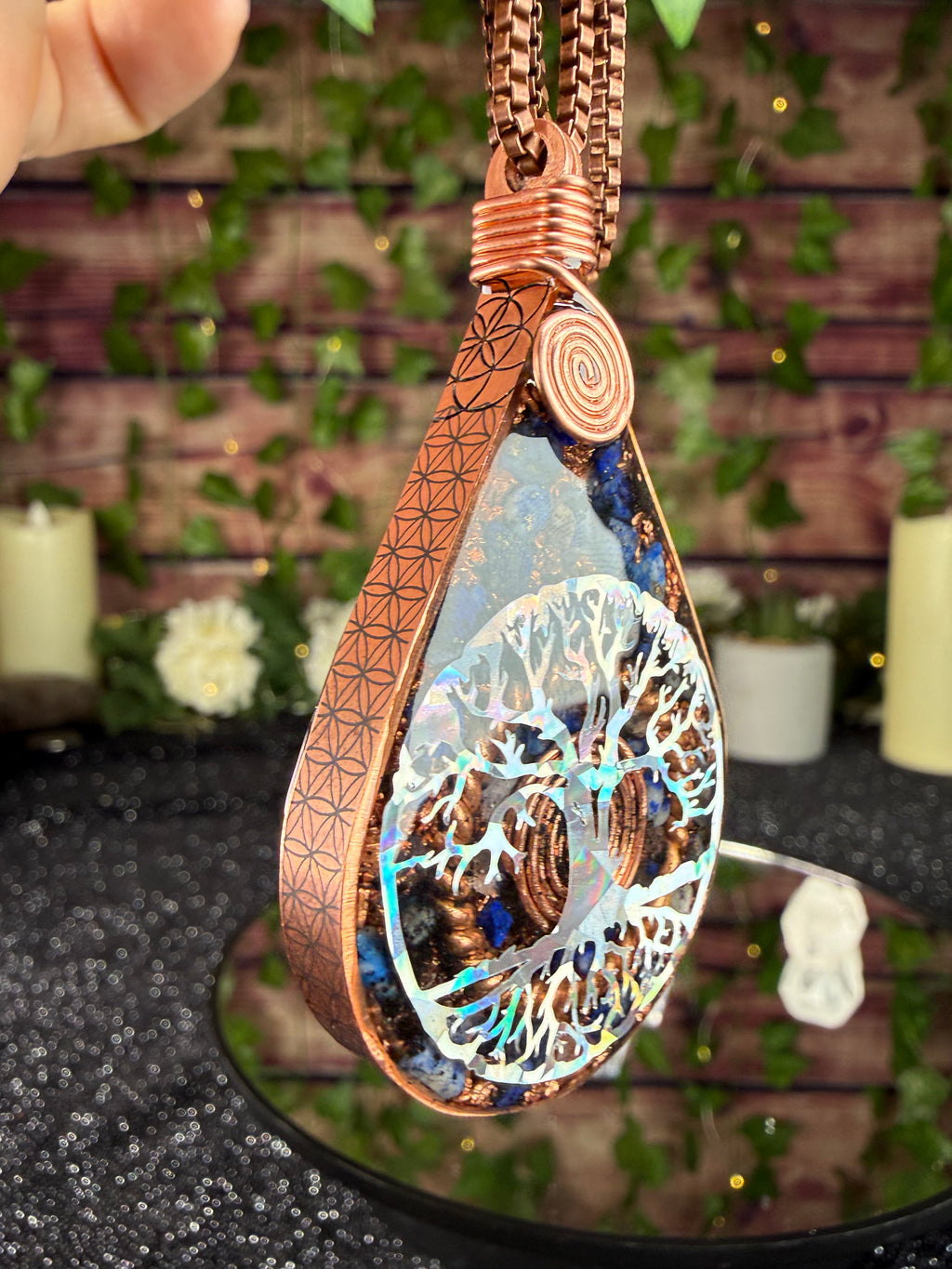Trust The Process~Orgonite w/ Lapis Lazuli for Wisdom, Truth, Embodiment