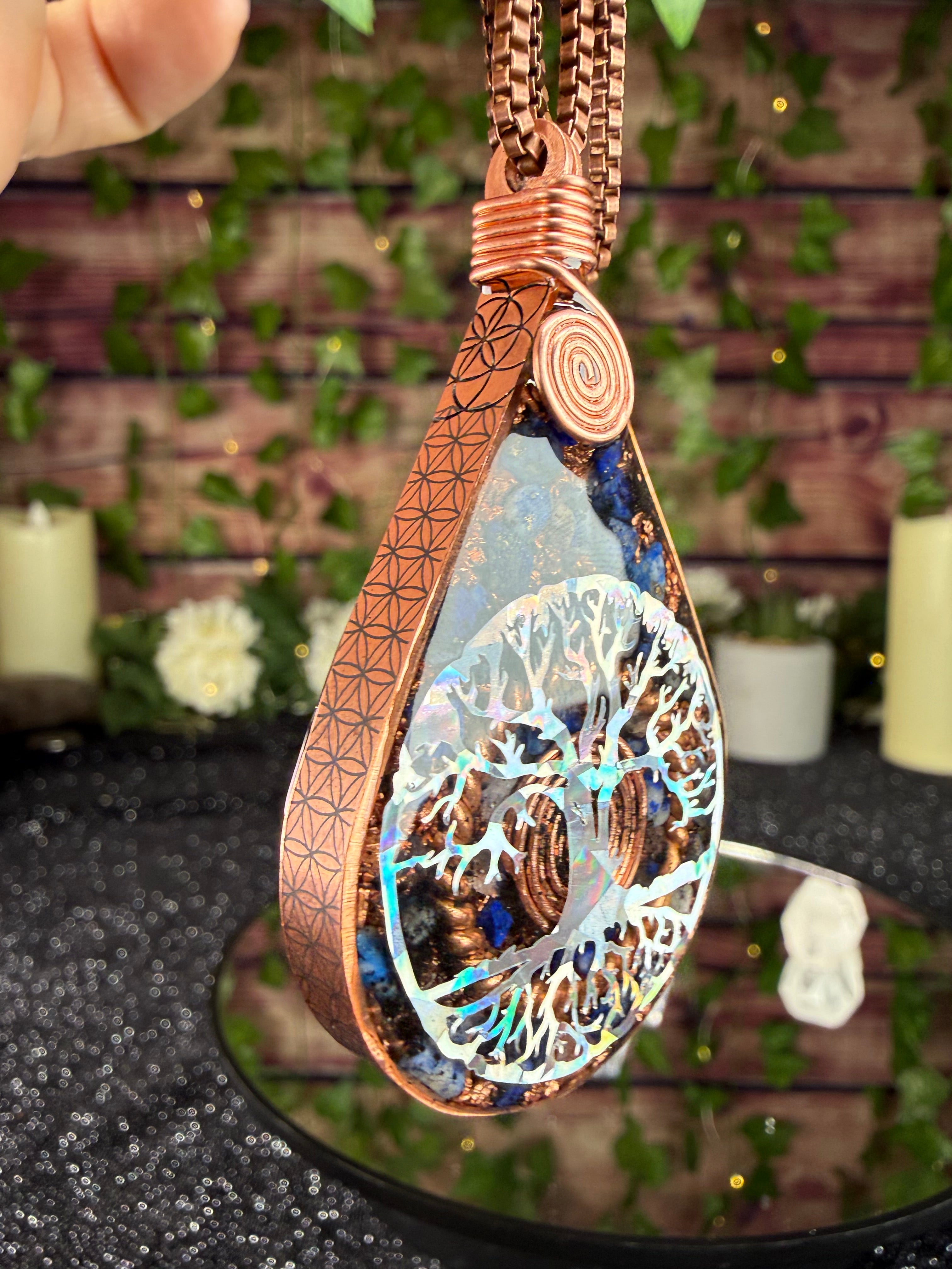 Trust The Process~Orgonite w/ Lapis Lazuli for Wisdom, Truth, Embodiment