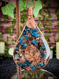 Breathe & Let Go Orgonite w/ Blue Apatite & Selenite for Clarity Release & Peace