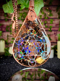 Seek & You Will Find~Orgonite W/ Labradorite for Intuition Transformation & Protection