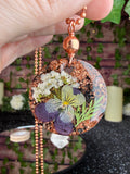 Calm~Flower Power+Orgonite w/ Grounding Blend