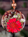 Inner Fire~Flower Power+Orgonite w/ Rose Petals & Rose Quartz