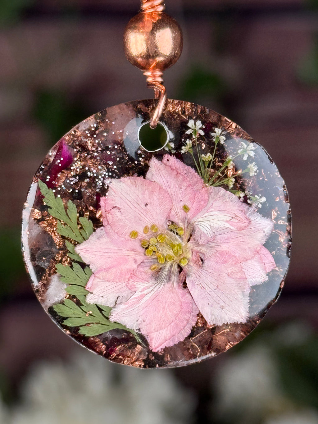 Soften~Flower Power+Orgonite w/ Rose Petals & Rose Quartz