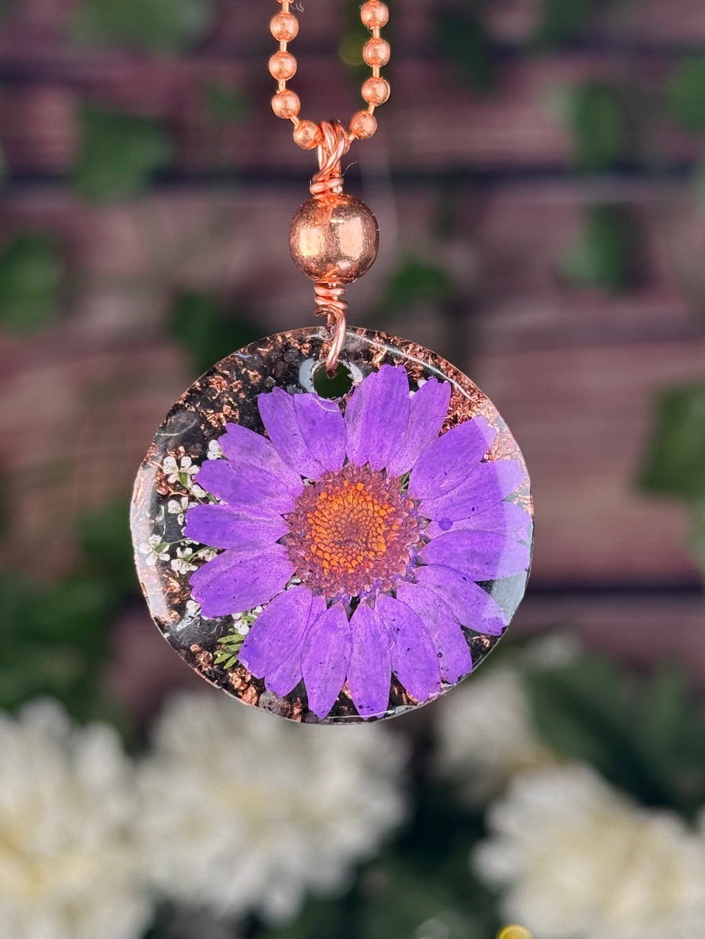 Inner Trust~Flower Power+Orgonite w/ Grounding Blend