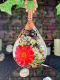 Breathe & Let Go~Flower Power+Orgonite w/ Grounding Blend
