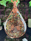 Serpentine Tree of Life Orgonite for Grounding and Transformation