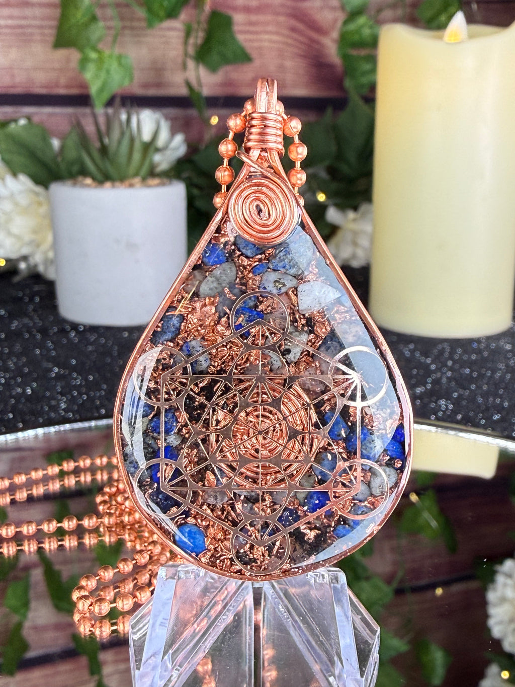 Lapis Lazuli Orgonite Amulet