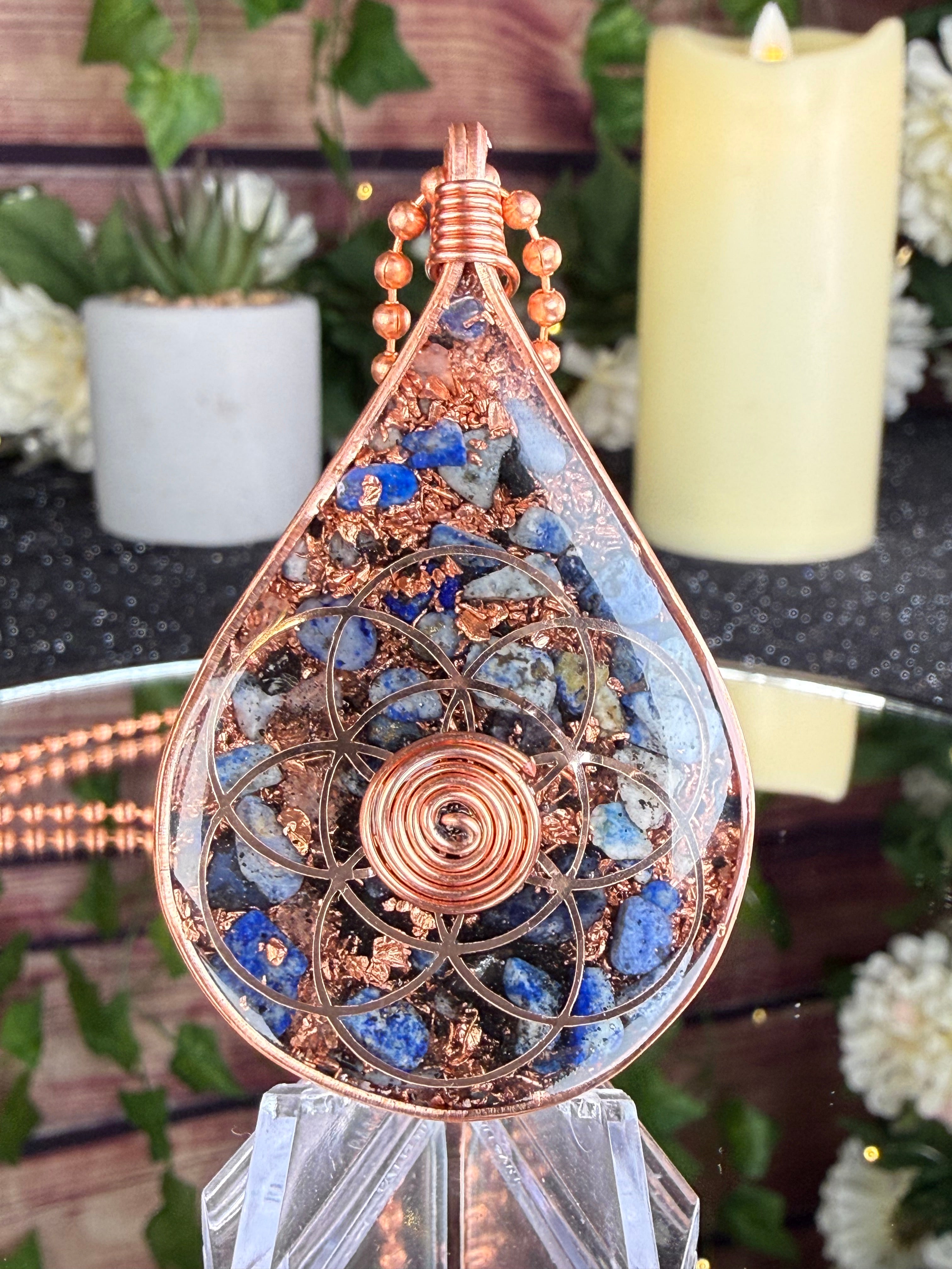 Lapis Lazuli Orgonite Amulet