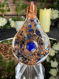 Trust & Flow~Orgonite Amulet with Lapis Lazuli