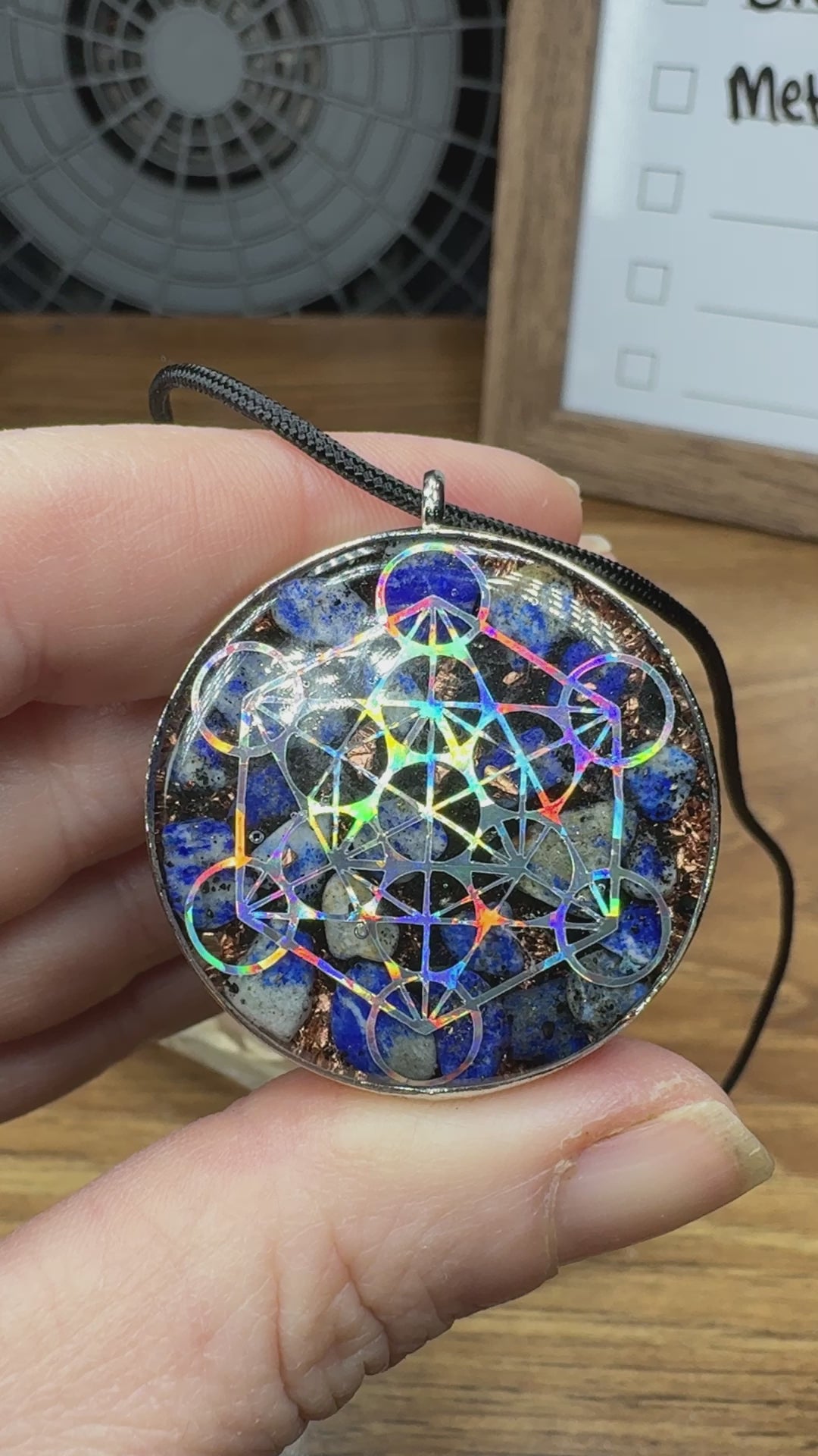 Lapis Lazuli Metatrons Cube