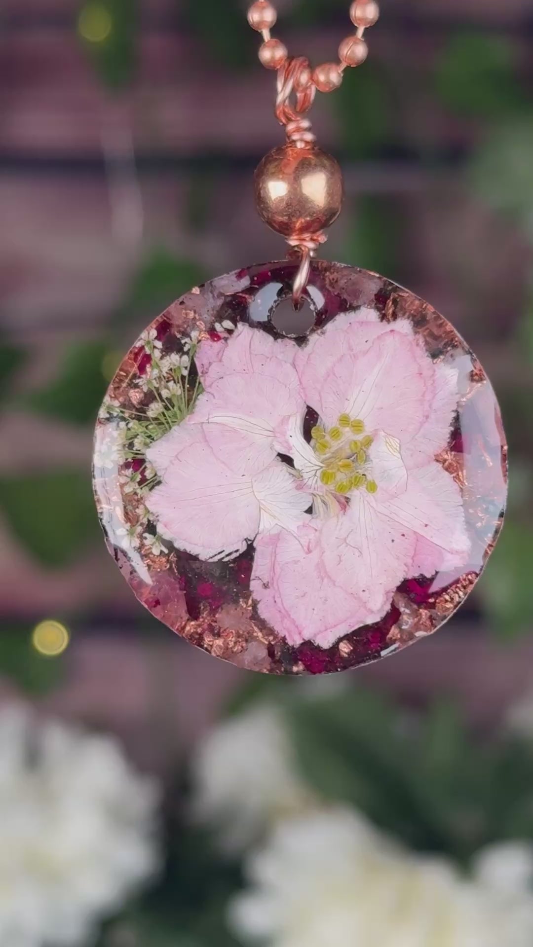 Gentle Bloom~Flower Power+Orgonite w/ Rose Quartz & Rose Petals