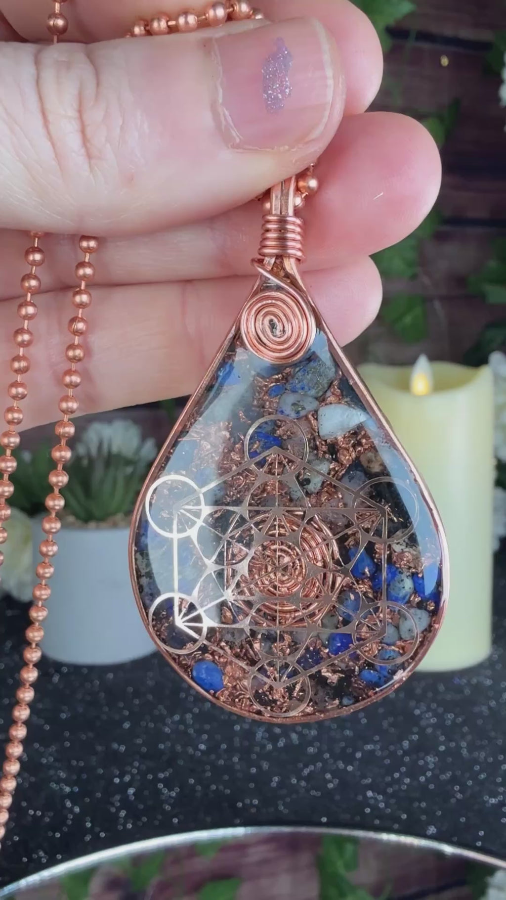 Lapis Lazuli Orgonite Amulet
