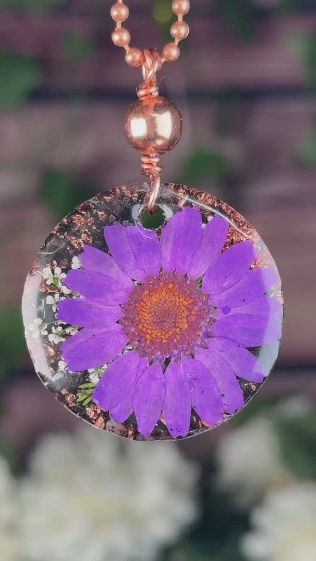 Inner Trust~Flower Power+Orgonite w/ Grounding Blend