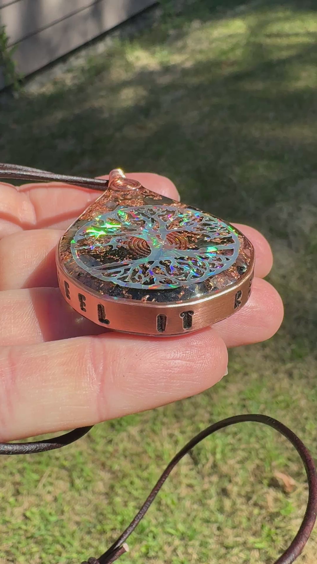 “Feel it real” Angel Aura Quartz-Labradorite