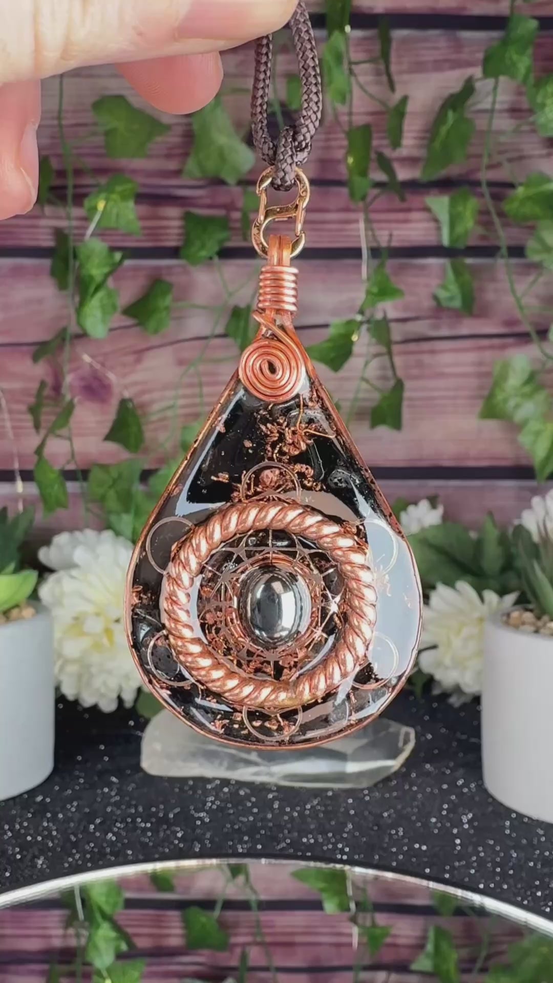 Serenity Prayer~Grounding & Protection w/ Obsidian, Bl Tourmaline, Hematite