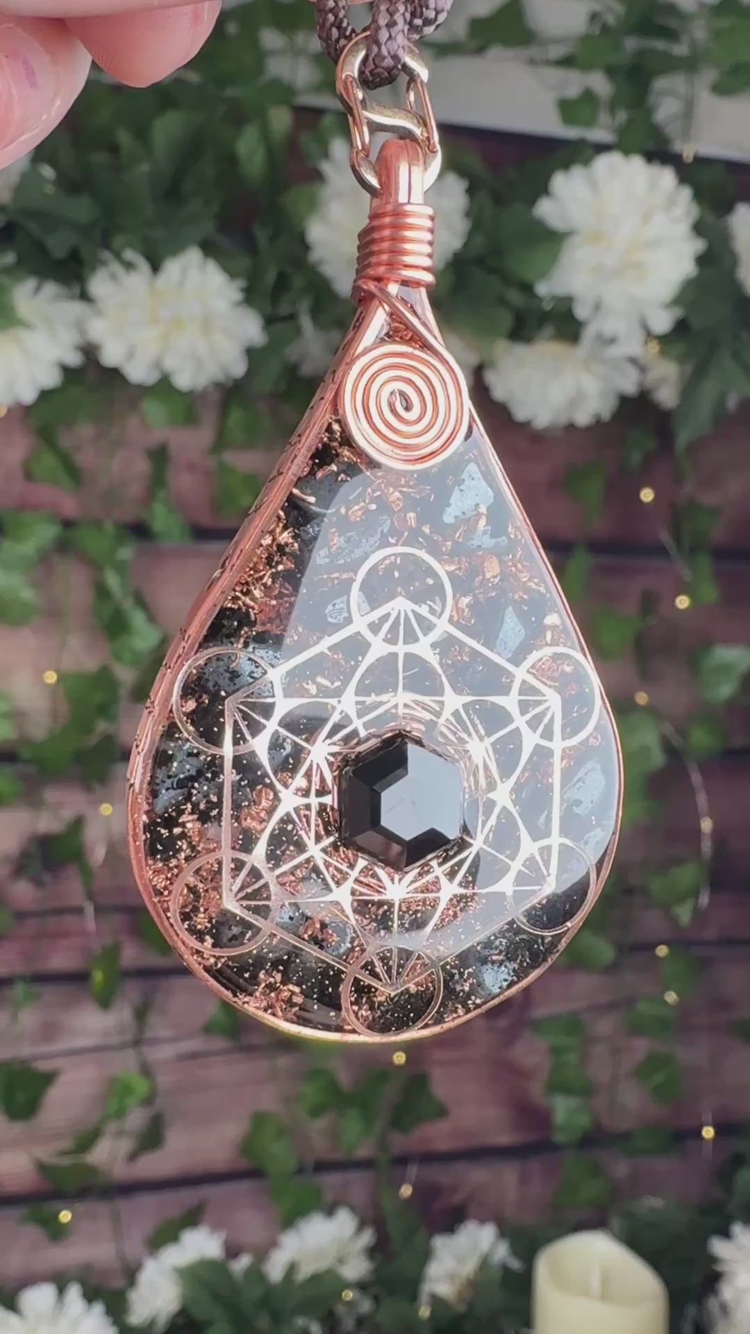 Orgonite for Strength & Resilience-Grounding & Protection Blend