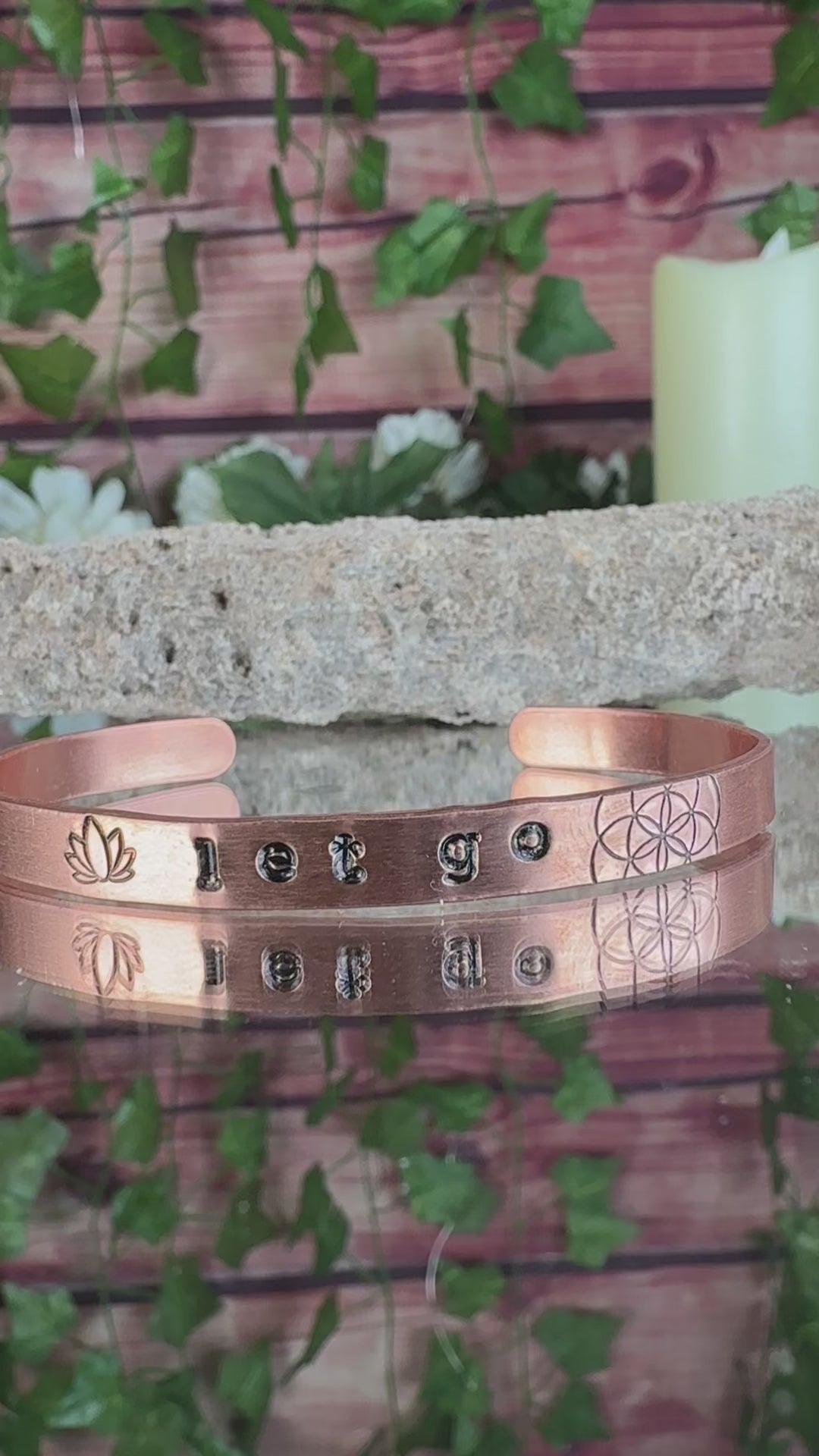 ~Let Go 🪷 Copper Cuff Bracelet